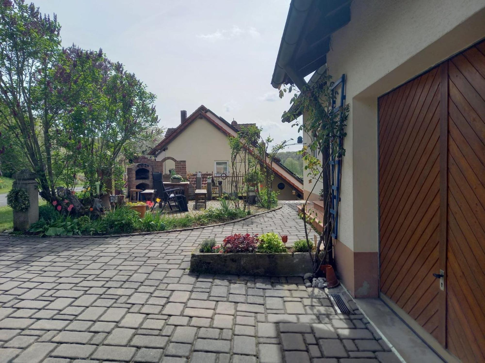 Ferienwohnung Pfadenhauer Pfarrweisach Bagian luar foto